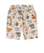 バカンス柄ハーフパンツ