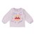 アンパンマンアップリケお花柄長袖Tシャツ