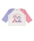 ドキンちゃんコキンちゃん袖配色ラグラン長袖Tシャツ