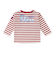 先染めボーダー長袖Tシャツ