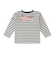 先染めボーダー長袖Tシャツ