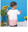 裾ボーダー切替Tシャツ