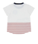 裾ボーダー切替Tシャツ