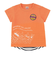 裾ボーダー切替Tシャツ