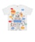 だだんだんとなかまたち柄半袖Tシャツ 大人