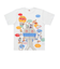 だだんだんとなかまたち柄半袖Tシャツ 大人