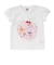 大きなリンゴ柄リボン付きTシャツ