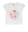 大きなリンゴ柄リボン付きTシャツ