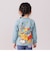 つながるSLマン夜空柄長袖Tシャツ