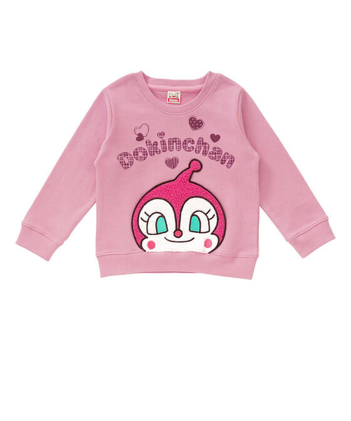 ドキンちゃんコキンちゃん BIGアップリケポケットトレーナー