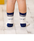 グレンチェック柄クルーソックス