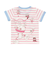 ボーダープリント半袖Tシャツ