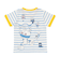 ボーダープリント半袖Tシャツ