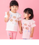 ペロペロチョコアップリケ袖フリルTシャツ