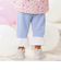 パターンメッシュフリルレギンス