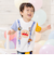 サスペンダー柄アップリケTシャツ
