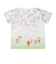 水彩シャボン玉柄半袖Tシャツ