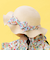 いちご総柄日よけリボンハット