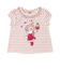 フリル襟アップリケボーダーTシャツ