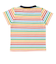 アップリケマルチボーダーTシャツ