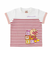 お座りアンパンマン切替ボーダーTシャツ