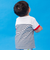 お座りアンパンマン切替ボーダーTシャツ