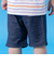 ヒーロー柄デニムニットパンツ