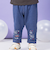 デニムニットプリントレギンス