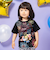 光る花火柄半袖Tシャツ
