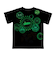光る花火柄半袖Tシャツ
