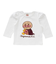 パフスリーブアップリケ9分丈Tシャツ