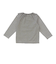 襟フリルお顔アップリケ長袖Tシャツ
