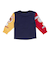 袖プリントカレッジロゴ長袖Tシャツ