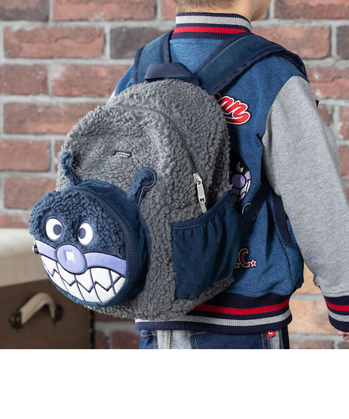 アンパンマン　ばいきんまんボアリュック ばいきんまんボアリュック6L｜アンパンマンキッズコレクションの