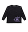 だだんだんBIGアップリケ長袖Tシャツ大人