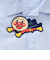 アンパンマンアップリケボタン半袖シャツ