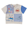パッチワーク半袖Tシャツ