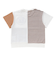 パッチワーク半袖Tシャツ