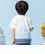 海柄切替半袖Tシャツ