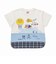 海柄切替半袖Tシャツ