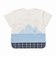 海柄切替半袖Tシャツ