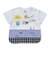海柄切替半袖Tシャツ