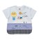 海柄切替半袖Tシャツ
