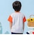 アップリケ切替半袖Tシャツ