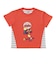 アップリケ切替半袖Tシャツ