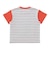 アップリケ切替半袖Tシャツ
