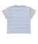 アップリケ切替半袖Tシャツ