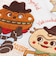 ハンバーガーキッドとやきそばパンマン長袖Tシャツ 大人