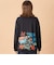 ばいきんまんスプレーアート長袖Tシャツ 大人