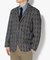 グレンチェックジャケット＜ストレッチ＞
